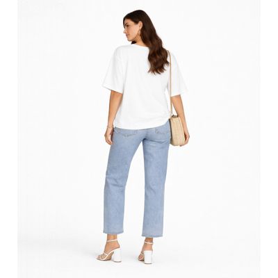 Blusa Feminina Com Mangas Amplas Infinita Cor Bege M / Bege