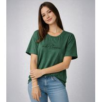 Blusa Feminina Estampa E Costa Maior Infinita Cor Verde