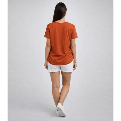 Blusa Feminina Estampa E Costa Maior Infinita Cor Laranja P / Laranja
