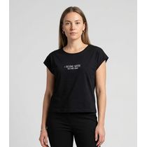 Blusa Feminina Com Estampa Localizada Infinita Cor Preto