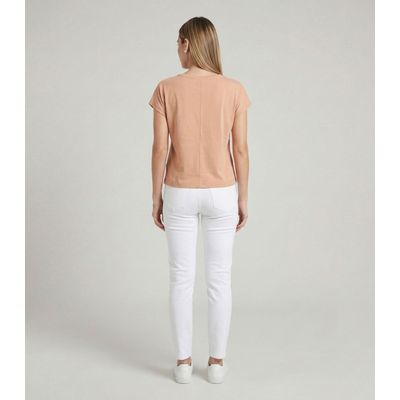 Blusa Feminina Com Estampa Localizada Infinita Cor Marrom G / Marrom