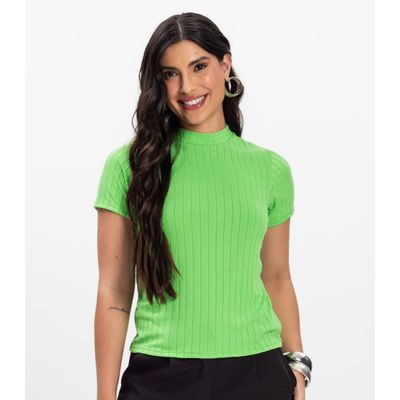 Blusa Feminina em Malha Delicate Infinita Cor Verde M / Verde