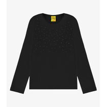 Blusa de Manga Longa em Ribana 2x1 Rovi Kids Preto