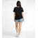 Blusa Feminina Estampa E Costa Maior Infinita Cor Preto P / Preto