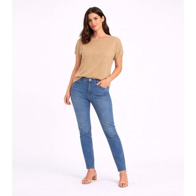 Blusa Feminina Elástico Nas Mangas Infinita Cor Amarelo P / Amarelo