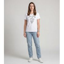 Blusa Feminina em Malha Visco Infinita Cor Branco