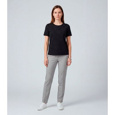 Blusa Feminina Básica Infinita Cor Preto P / Preto