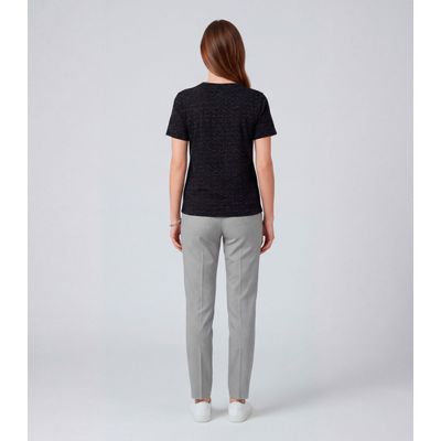 Blusa Feminina Básica Infinita Cor Preto P / Preto