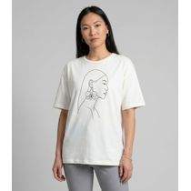 Blusa Feminina Com Estampa Localizada Infinita Cor Bege