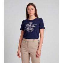Blusa Feminina Com Estampa Localizada Infinita Cor Azul