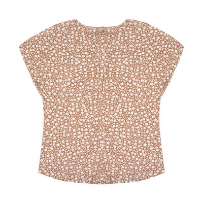 Blusa Feminina Estampada Rovitex Marrom GG / Marrom