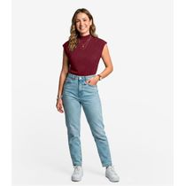 Blusa Feminina Com Gola Chaminé Select Vermelho