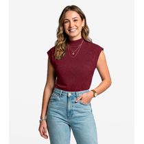 Blusa Feminina Com Gola Chaminé Select Vermelho