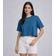 Blusa Feminina Em Malha Poliéster Infinita Cor Azul G / Azul