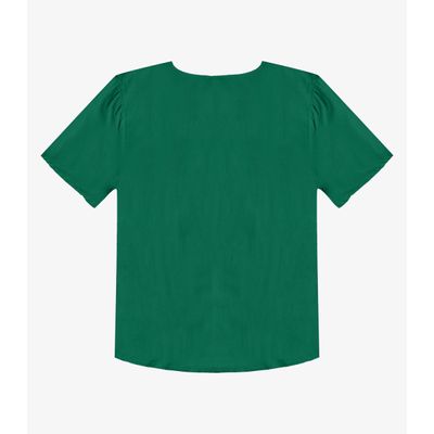 Blusa Feminina Com Recortes Frontais Infinita Cor Verde GG / Verde