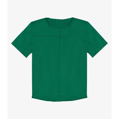 Blusa Feminina Com Recortes Frontais Infinita Cor Verde P / Verde