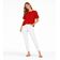 Blusa Feminina Com Recortes Frontais Infinita Cor Laranja P / Laranja