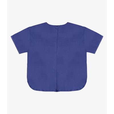 Blusa Feminina Estampa E Costa Maior Infinita Cor Azul GG / Azul
