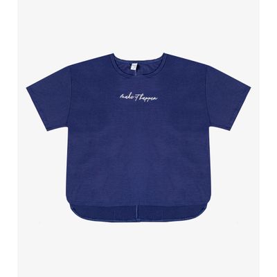 Blusa Feminina Estampa E Costa Maior Infinita Cor Azul M / Azul