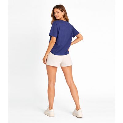 Blusa Feminina Estampa E Costa Maior Infinita Cor Azul M / Azul
