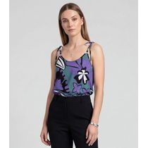 Blusa De Alça De Laço Infinita Cor Cinza
