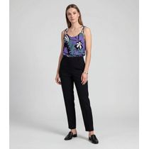 Blusa De Alça De Laço Infinita Cor Cinza