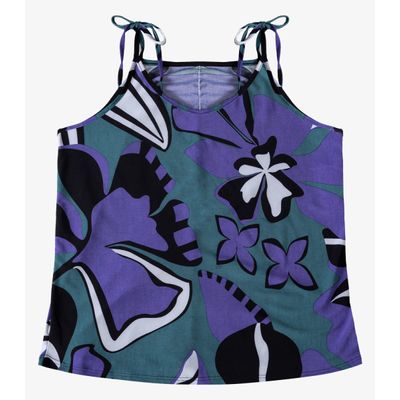 Blusa De Alça De Laço Infinita Cor Cinza P / Cinza