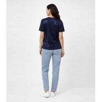 Blusa Feminina Com Recorte Franzido Infinita Cor Azul