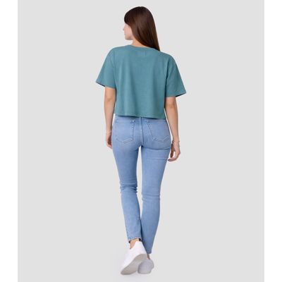 Blusa Feminina Em Malha Poliéster Infinita Cor Verde GG / Verde