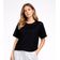 Blusa Feminina Básica Com Tecido Liso Infinita Cor Preto G / Preto