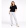 Blusa Feminina Básica Com Tecido Liso Infinita Cor Preto G / Preto