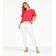 Blusa Feminina Com Recortes Frontais Infinita Cor Laranja P / Laranja