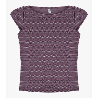 Blusa Feminina Em Jacquard Marino Infinita Cor Roxo G / Roxo