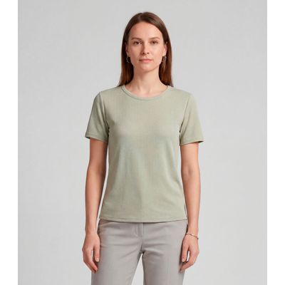 Blusa Feminina Básica Infinita Cor Verde M / Verde
