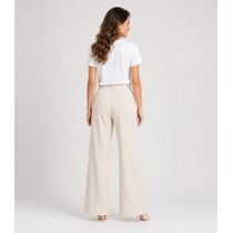 Blusa Feminina Com Estampa Localizada Infinita Cor Bege