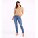 Blusa Feminina Elástico Nas Mangas Infinita Cor Amarelo GG / Amarelo
