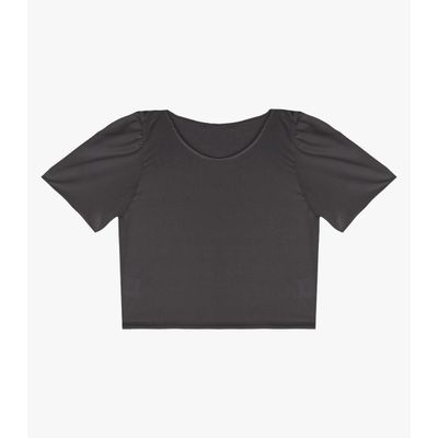 Blusa Feminina Em Malha Langui Infinita Cor Cinza G / Cinza