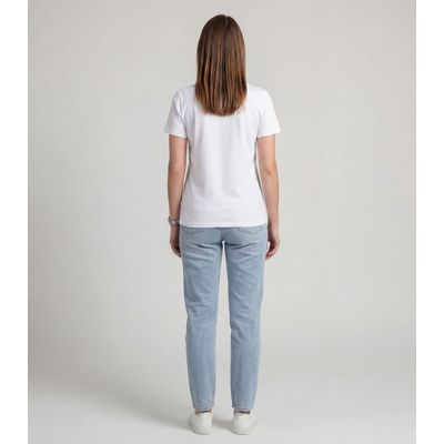 Blusa Feminina em Malha Visco Infinita Cor Branco GG / Branco