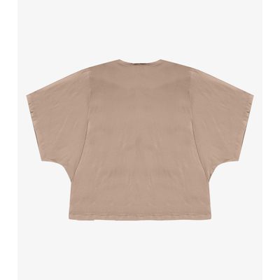 Blusa Feminina Com Mangas Amplas Infinita Cor Marrom M / Marrom