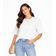 Blusa Feminina Com Mangas Amplas Infinita Cor Bege GG / Bege
