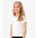 Blusa Básica Infantil Cotton Leve Rovi Kids Branco 18 / Branco