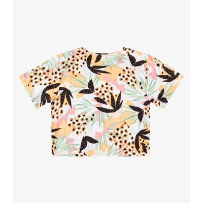 Blusa Feminina Com Estampa Rotativa Infinita Cor Branco G / Branco