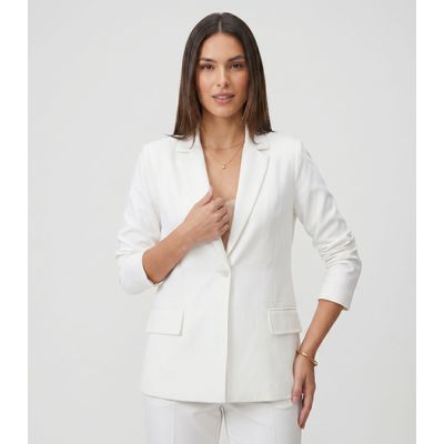 Blazer Feminino Alfaiataria Endless Bege M / Bege