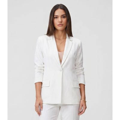 Blazer Feminino Alfaiataria Endless Bege GG / Bege