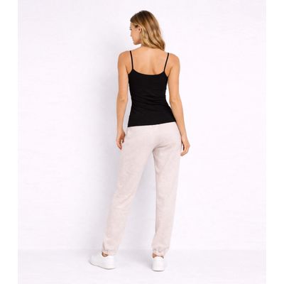 Blusa De Alça Feminina Lisa Em Poliamida Aishty Preto M / Preto