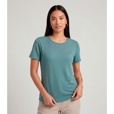 Blusa Feminina Básica Infinita Cor Verde G / Verde