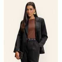 Blazer Feminino Em  Alfaiataria Endless Preto