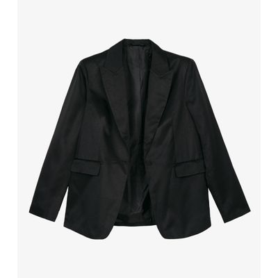 Blazer Feminino Em  Alfaiataria Endless Preto M / Preto