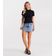 Blusa Feminina Básica Em Ribana Com Gola Rovitex Preto GG / Preto