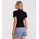 Blusa Feminina Básica Em Ribana Com Gola Rovitex Preto GG / Preto